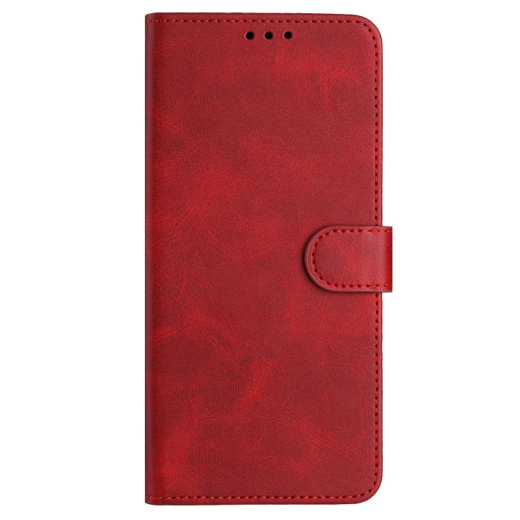 For Redmi 14C 4G Solid Calf Texture Flip Leather Phone Case