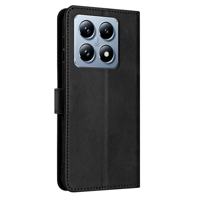 For Xiaomi 14T Pro Solid Calf Texture Flip Leather Phone Case