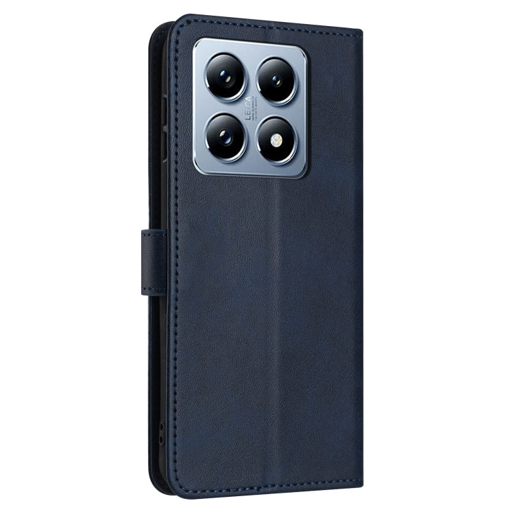 For Xiaomi 14T Pro Solid Calf Texture Flip Leather Phone Case