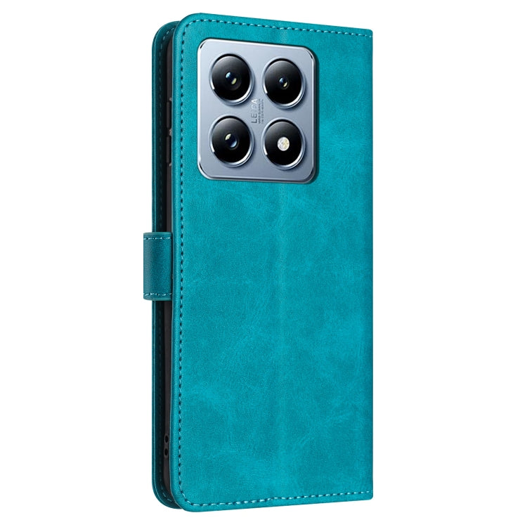 For Xiaomi 14T Solid Calf Texture Flip Leather Phone Case