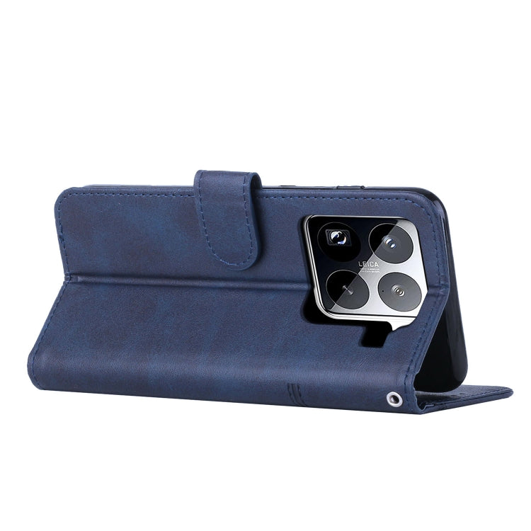 For Xiaomi 15 Pro Stitching Calf Texture Buckle Leather Phone Case