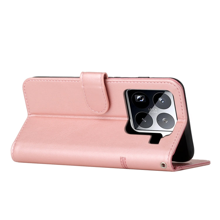 For Xiaomi 15 Pro Stitching Calf Texture Buckle Leather Phone Case