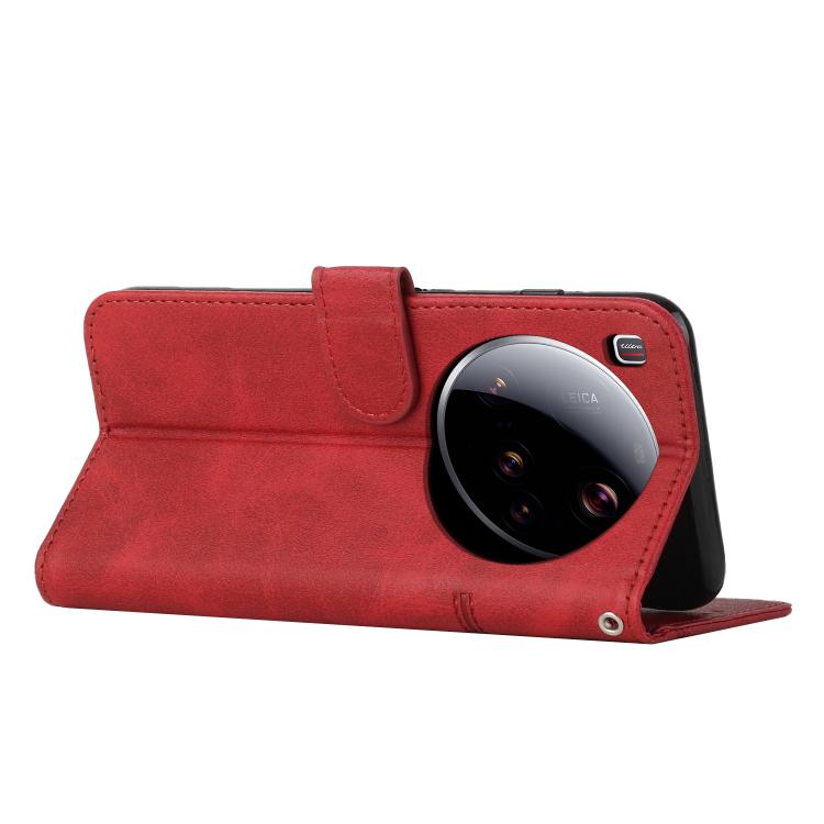 For Xiaomi 15 Ultra Stitching Calf Texture Buckle Leather Phone Case