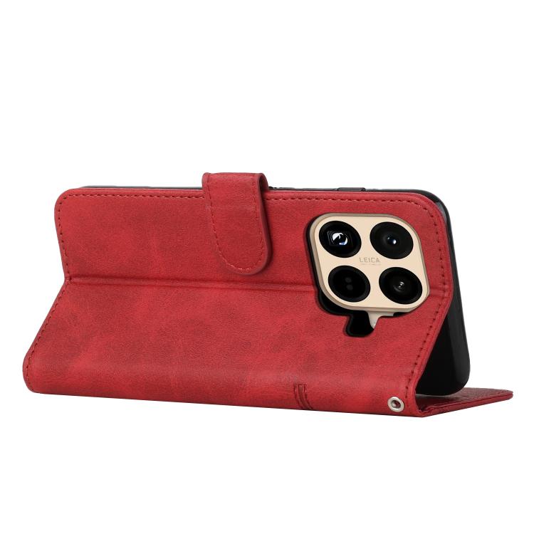 For Xiaomi 15T Pro Stitching Calf Texture Buckle Leather Phone Case