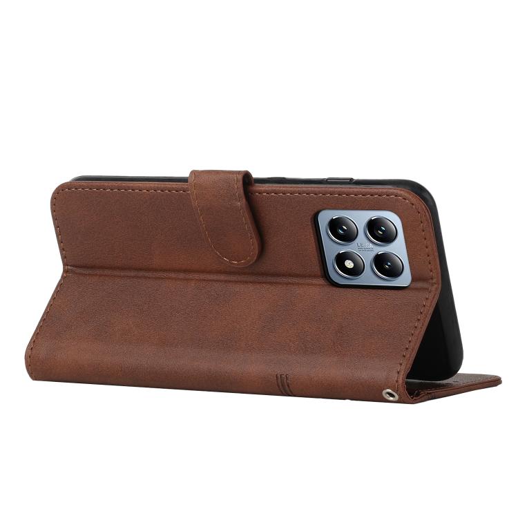 For Xiaomi 15T Stitching Calf Texture Buckle Leather Phone Case