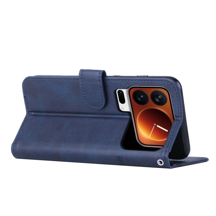 For Xiaomi 17 Pro Max Stitching Calf Texture Buckle Leather Phone Case