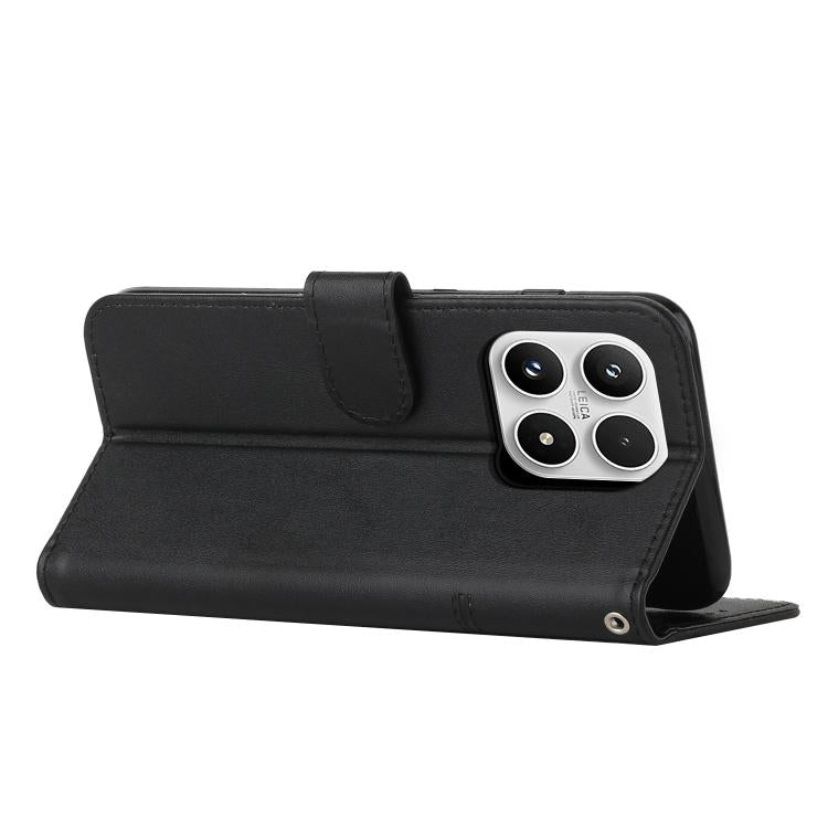 For Xiaomi 17 Stitching Calf Texture Buckle Leather Phone Case