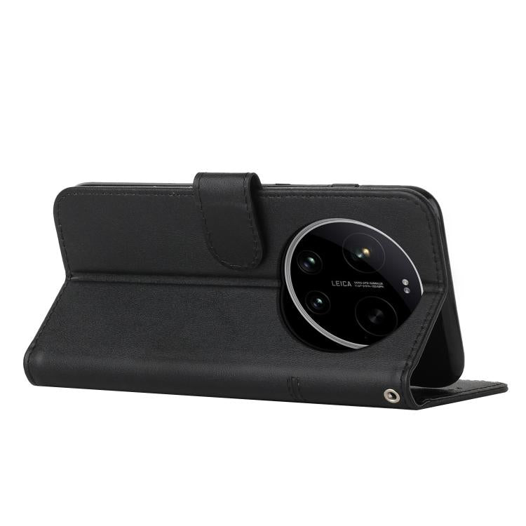 For Xiaomi 17 Ultra Stitching Calf Texture Buckle Leather Phone Case