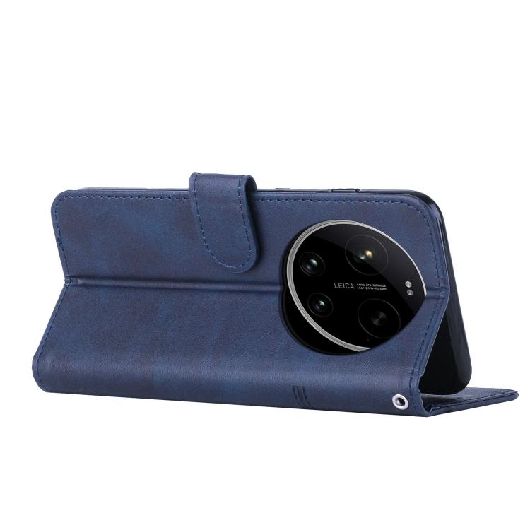 For Xiaomi 17 Ultra Stitching Calf Texture Buckle Leather Phone Case