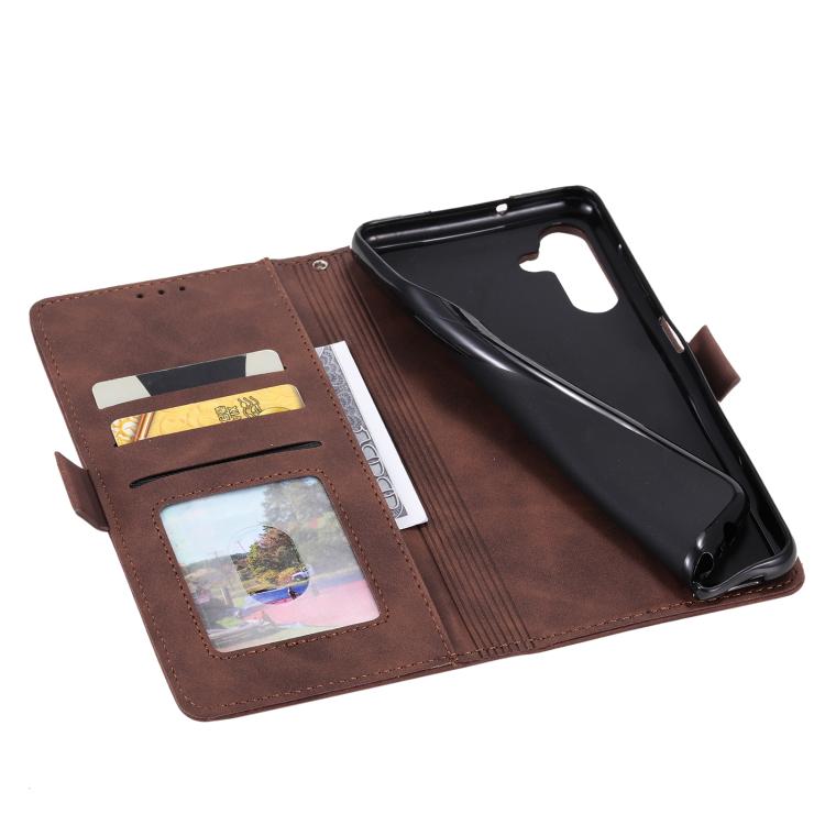 For Samsung Galaxy S25 FE 5G Retro Splicing Horizontal Flip Leather Phone Case