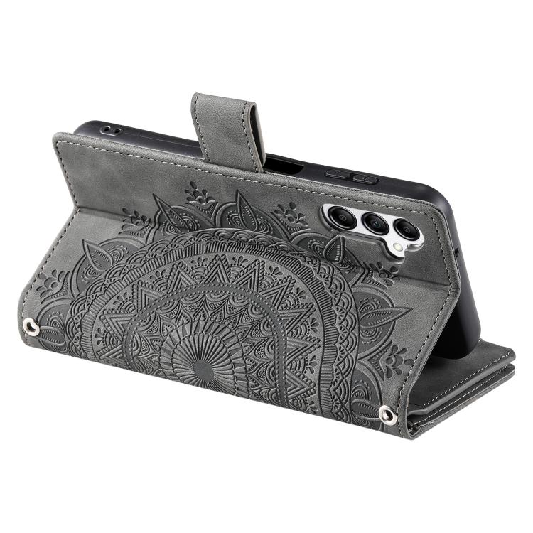For Samsung Galaxy S25 FE 5G Multi-Card Totem Zipper Leather Phone Case