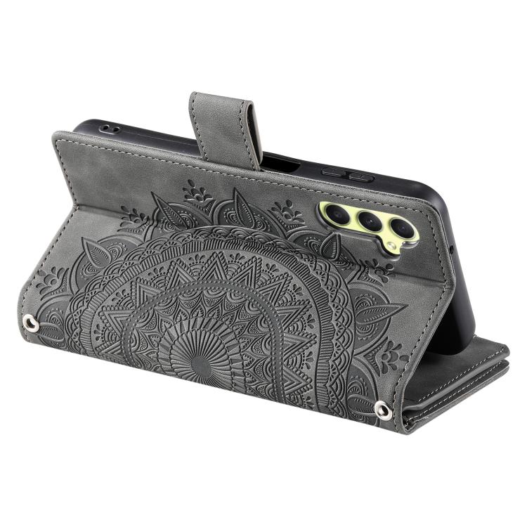 For Samsung Galaxy S26 5G Multi-Card Totem Zipper Leather Phone Case