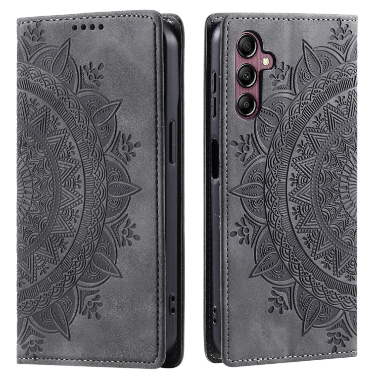 For Samsung Galaxy S25+ 5G Totem Embossed Magnetic Leather Phone Case
