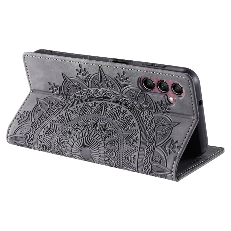 For Samsung Galaxy S25+ 5G Totem Embossed Magnetic Leather Phone Case
