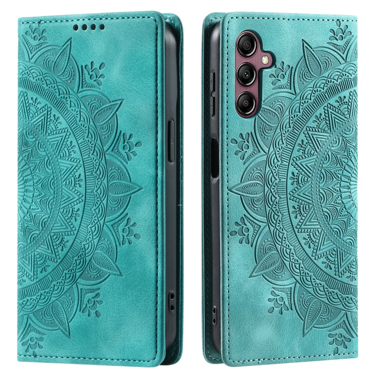 For Samsung Galaxy S25+ 5G Totem Embossed Magnetic Leather Phone Case