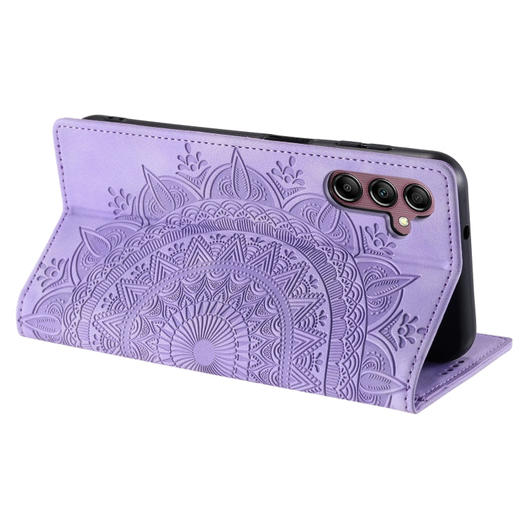 For Samsung Galaxy S25+ 5G Totem Embossed Magnetic Leather Phone Case
