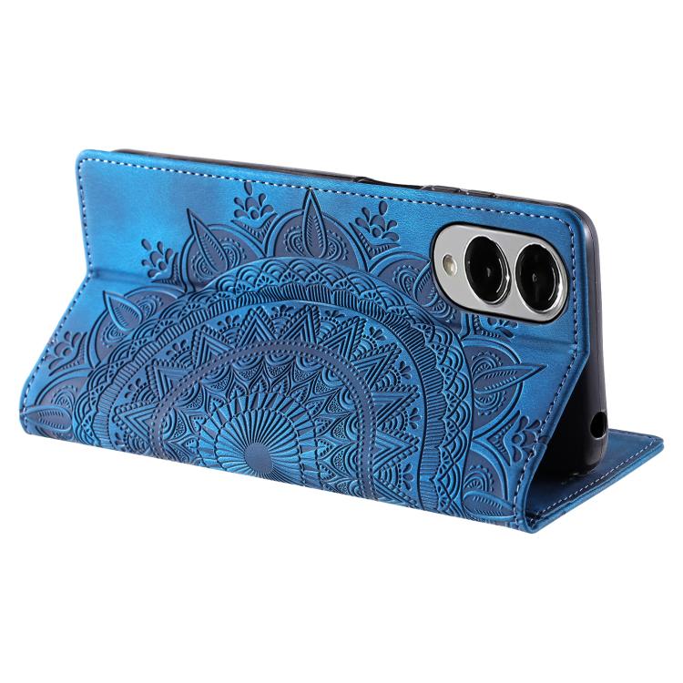 For Samsung Galaxy S25 Edge 5G Totem Embossed Magnetic Leather Phone Case