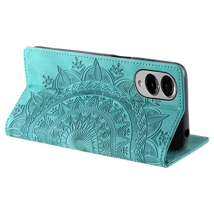 For Samsung Galaxy S25 Edge 5G Totem Embossed Magnetic Leather Phone Case