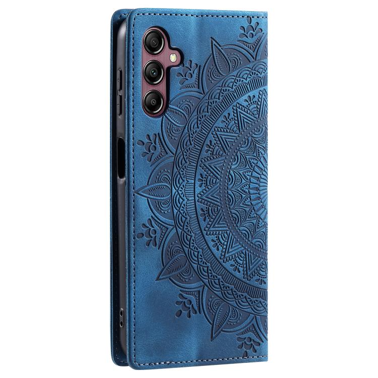 For Samsung Galaxy S25 FE 5G Totem Embossed Magnetic Leather Phone Case