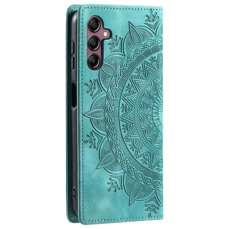 For Samsung Galaxy S25 FE 5G Totem Embossed Magnetic Leather Phone Case