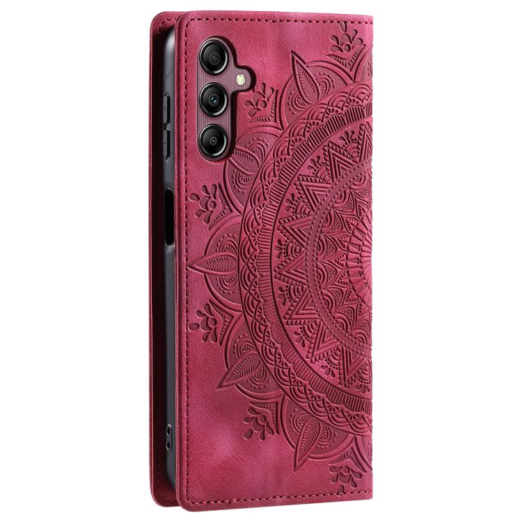 For Samsung Galaxy S26+ 5G Totem Embossed Magnetic Leather Phone Case