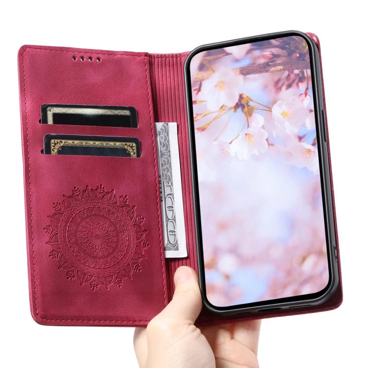 For Samsung Galaxy S26+ 5G Totem Embossed Magnetic Leather Phone Case