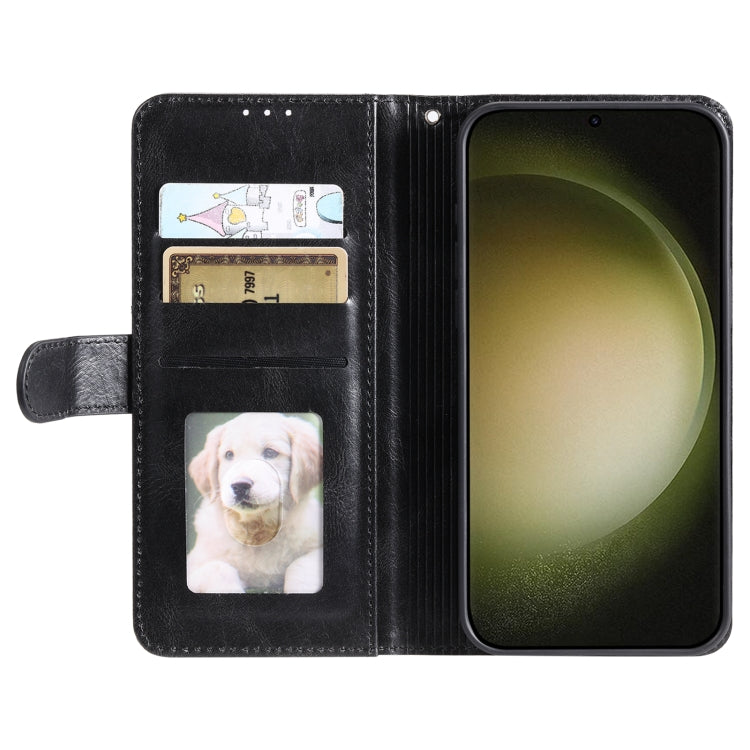 For Samsung Galaxy S25+ 5G Simple 6-Card Wallet Leather Phone Case