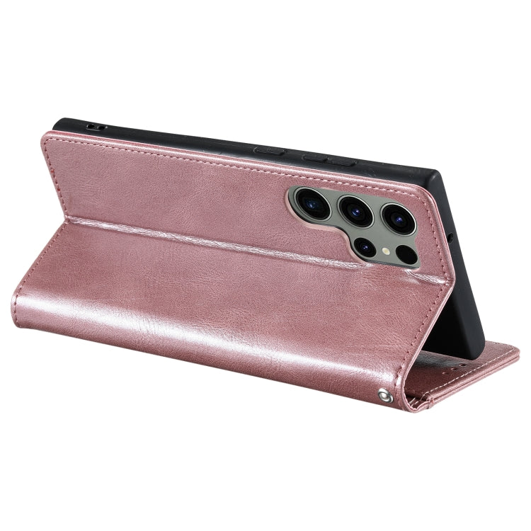 For Samsung Galaxy S25 Ultra 5G Simple 6-Card Wallet Leather Phone Case