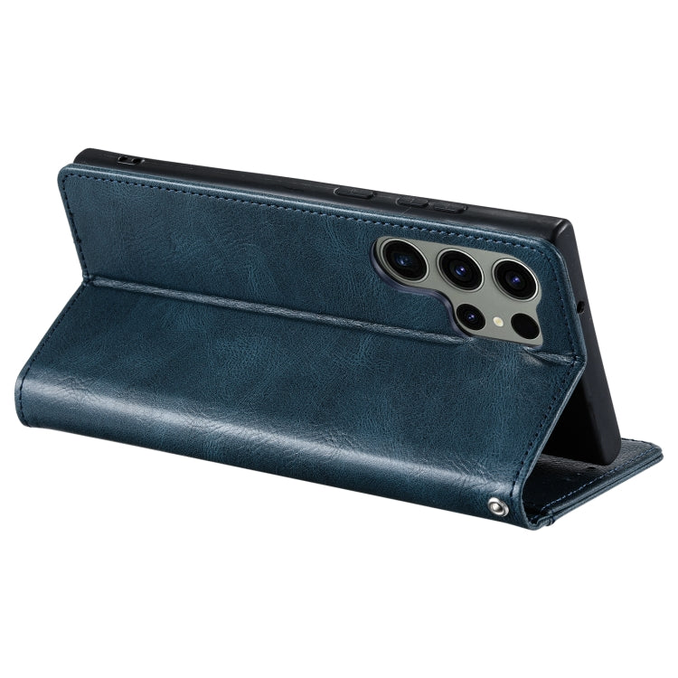 For Samsung Galaxy S25 Ultra 5G Simple 6-Card Wallet Leather Phone Case