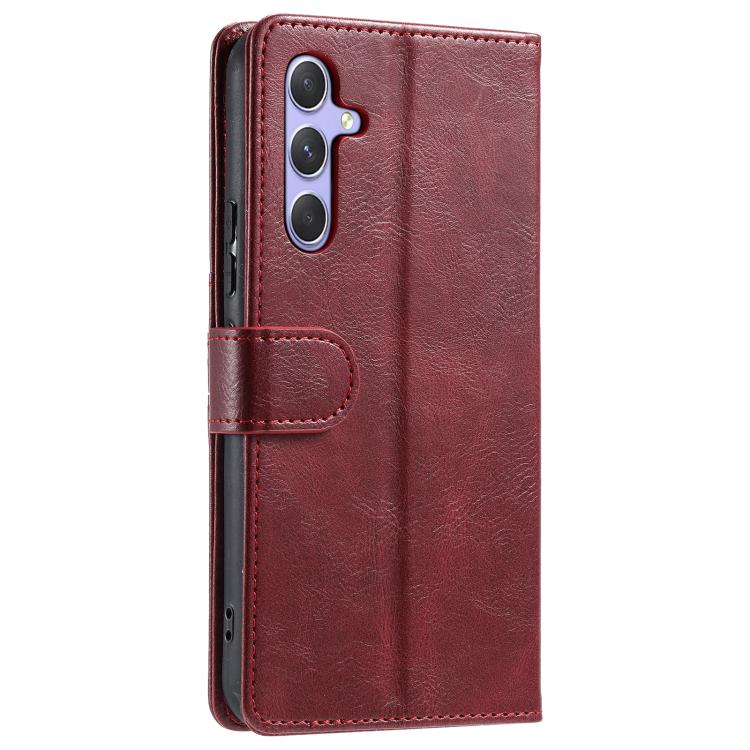 For Samsung Galaxy S25 FE 5G Simple 6-Card Wallet Leather Phone Case