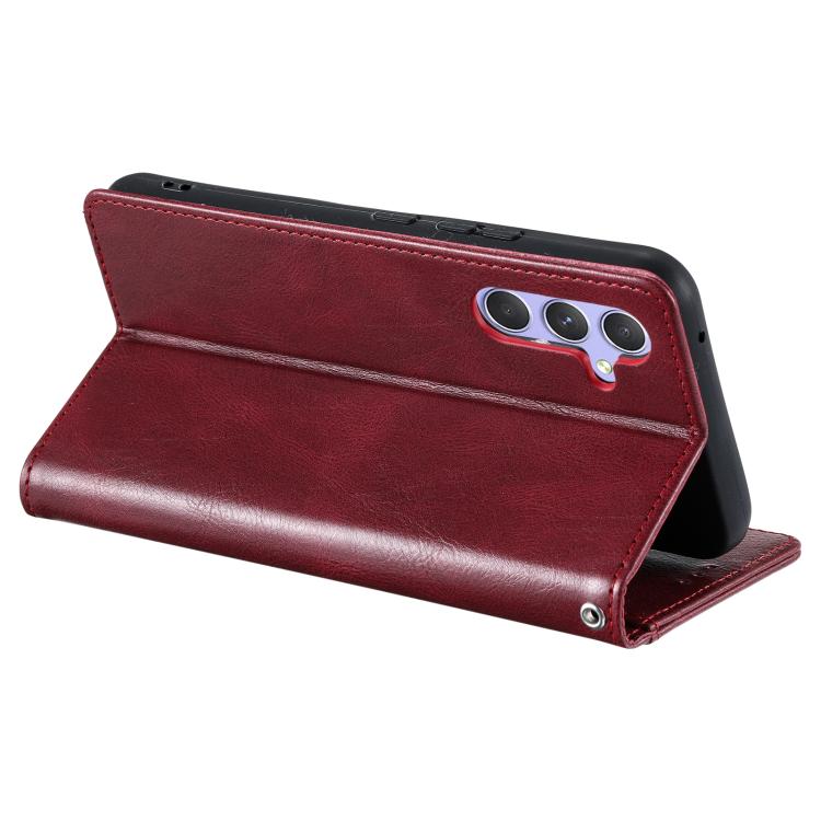 For Samsung Galaxy S25 FE 5G Simple 6-Card Wallet Leather Phone Case