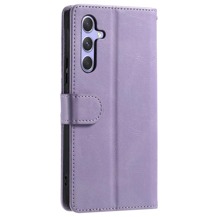 For Samsung Galaxy S25 FE 5G Simple 6-Card Wallet Leather Phone Case