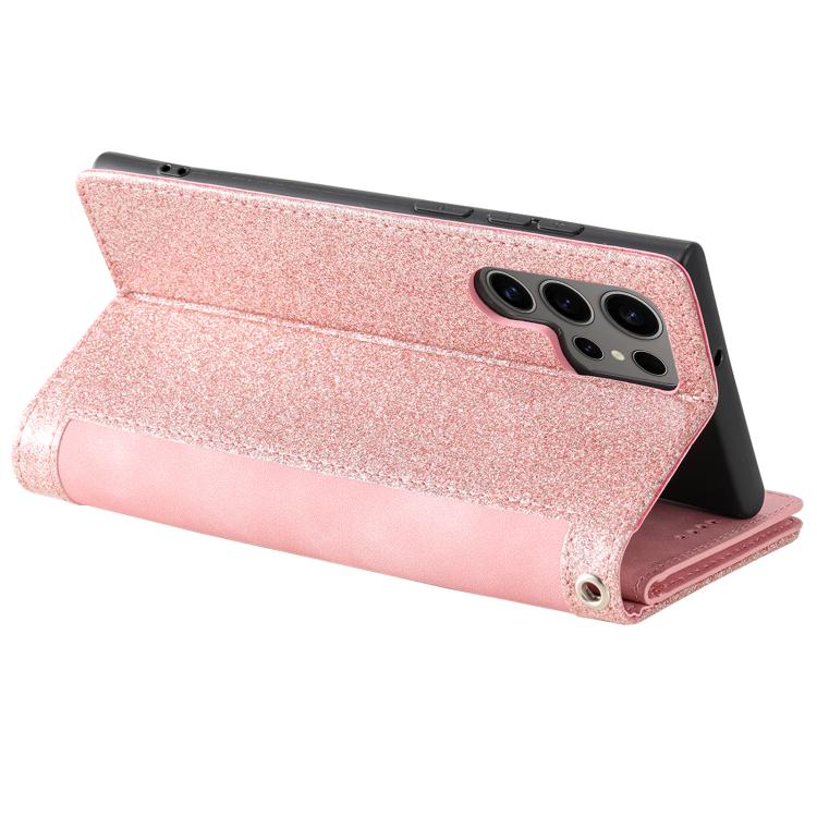 For Samsung Galaxy S26 Ultra 5G Nine Card Zipper Bag Leather Phone Case with Lanyard