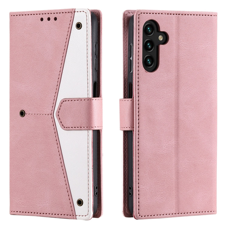 For Samsung Galaxy S25 5G Nail Skin Feel Stitching Calf Texture Leather Phone Case