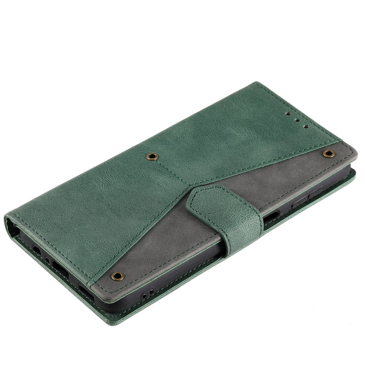 For Samsung Galaxy S25 5G Nail Skin Feel Stitching Calf Texture Leather Phone Case