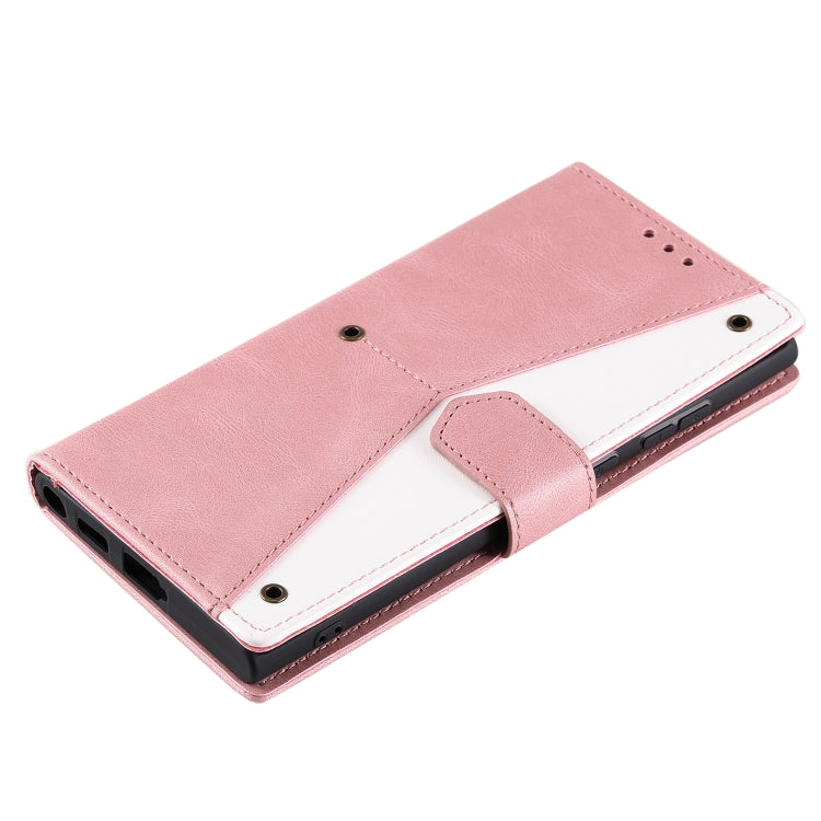 For Samsung Galaxy S25 Ultra 5G Nail Skin Feel Stitching Calf Texture Leather Phone Case
