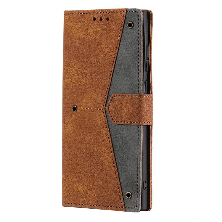 For Samsung Galaxy S26 Ultra 5G Nail Skin Feel Stitching Calf Texture Leather Phone Case
