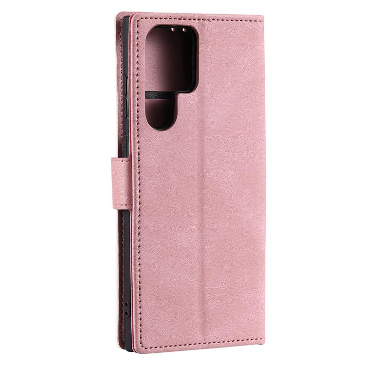 For Samsung Galaxy S26 Ultra 5G Nail Skin Feel Stitching Calf Texture Leather Phone Case