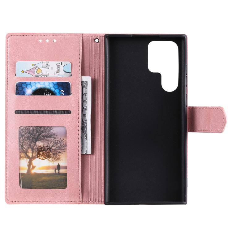 For Samsung Galaxy S26 Ultra 5G Nail Skin Feel Stitching Calf Texture Leather Phone Case