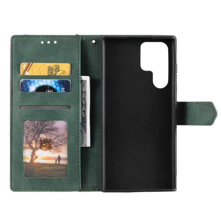 For Samsung Galaxy S26 Ultra 5G Nail Skin Feel Stitching Calf Texture Leather Phone Case