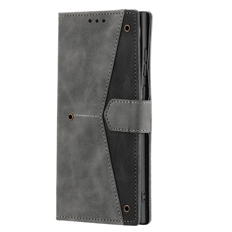 For Samsung Galaxy S26 Ultra 5G Nail Skin Feel Stitching Calf Texture Leather Phone Case