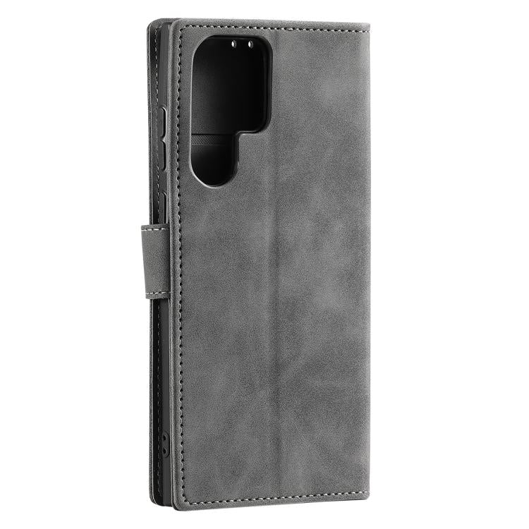 For Samsung Galaxy S26 Ultra 5G Nail Skin Feel Stitching Calf Texture Leather Phone Case