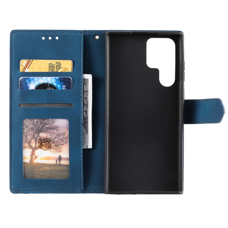 For Samsung Galaxy S26 Ultra 5G Nail Skin Feel Stitching Calf Texture Leather Phone Case