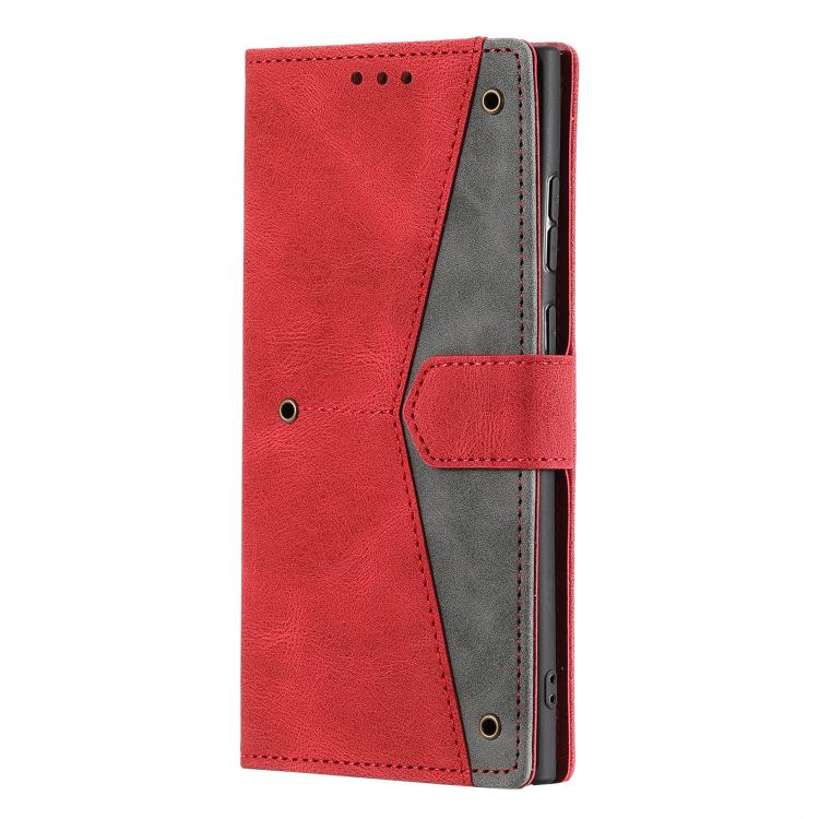 For Samsung Galaxy S26 Ultra 5G Nail Skin Feel Stitching Calf Texture Leather Phone Case