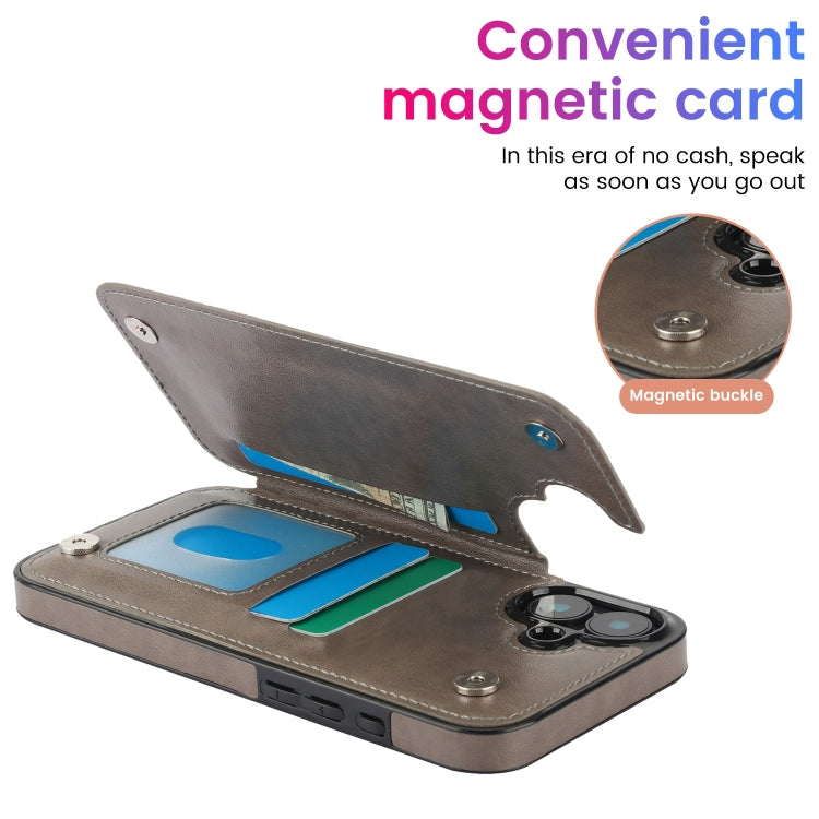 For iPhone 16 Plus Double Buckle Mandala Leather Wallet Back Cover Phone Case