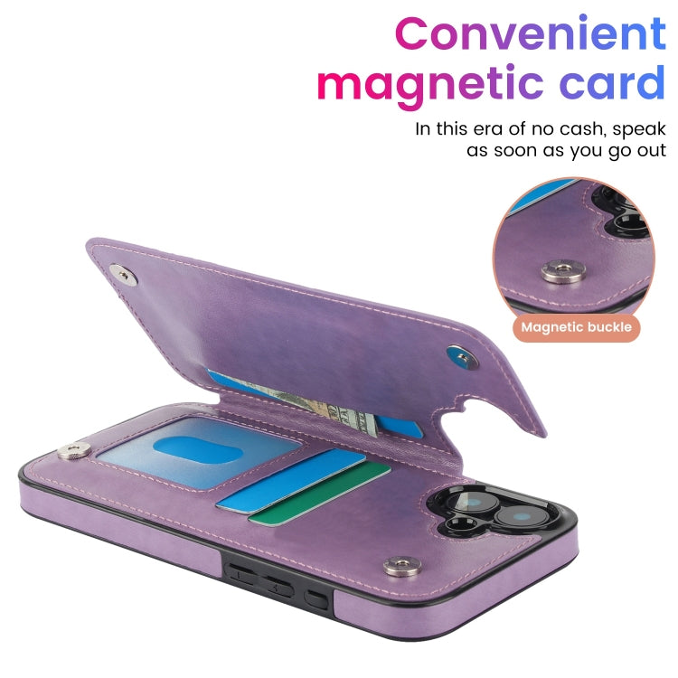 For iPhone 16 Plus Double Buckle Mandala Leather Wallet Back Cover Phone Case