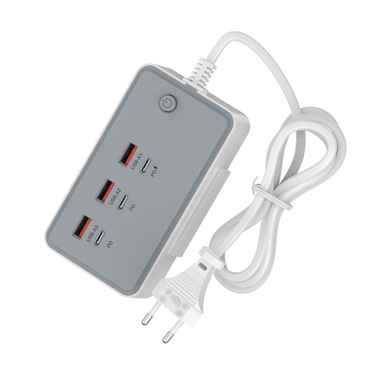 CY-PC02 35W 6-Port Multifunctional Desktop Charger