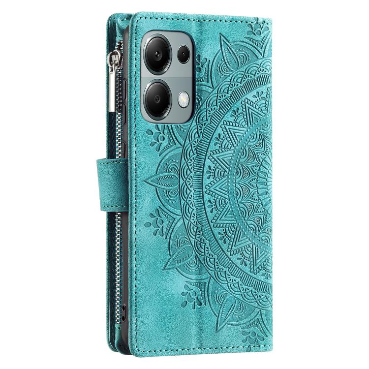 For Motorola Edge 60 Fusion Multi-Card Totem Zipper Leather Phone Case