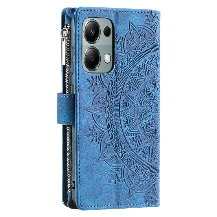 For Motorola Edge 60 Fusion Multi-Card Totem Zipper Leather Phone Case