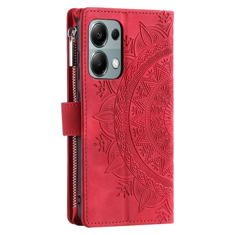 For Motorola Edge 60 Fusion Multi-Card Totem Zipper Leather Phone Case